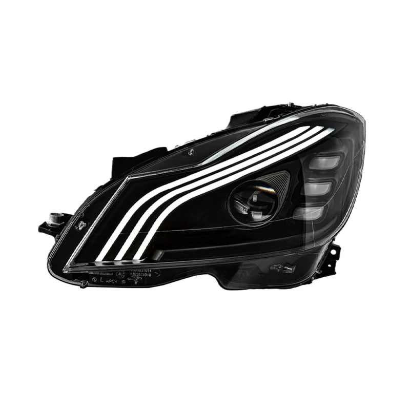 -For Upgraded  Style LED Headlight Assembly forC-Class W204 2011-2014 C180 C200 LED DRL Sequential Turn Signal^