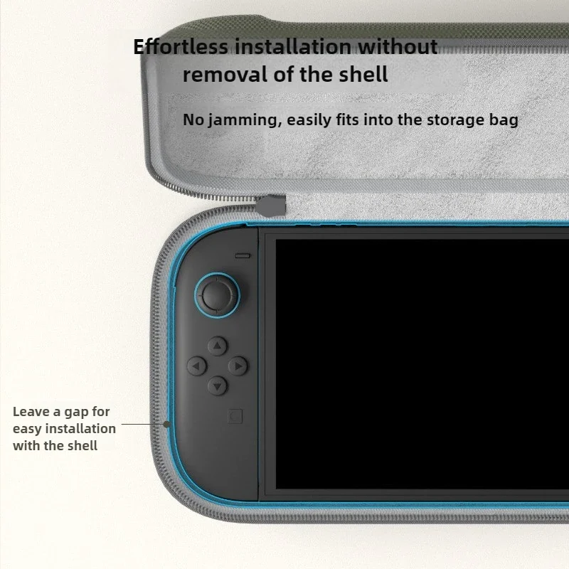 For Switch 2 Storage Case Portable Protective Travel Bag for NS Console Accessories Hard Shell Waterproof Commuter Organizer