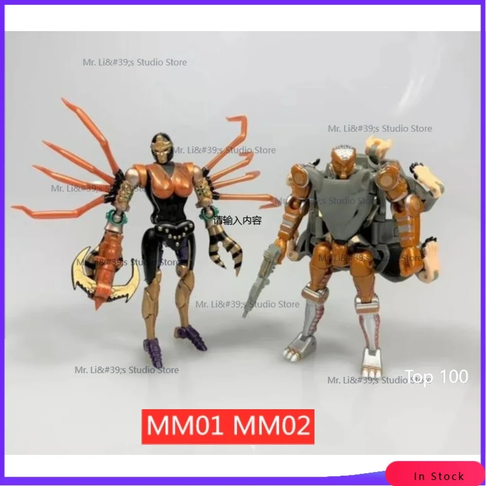 [In Stock] Transformation Toy BW MM-01 MM-02 Mouse Warrior Spider Woman 9CM Super Small Scale Beast Man Classic Model  Brand New