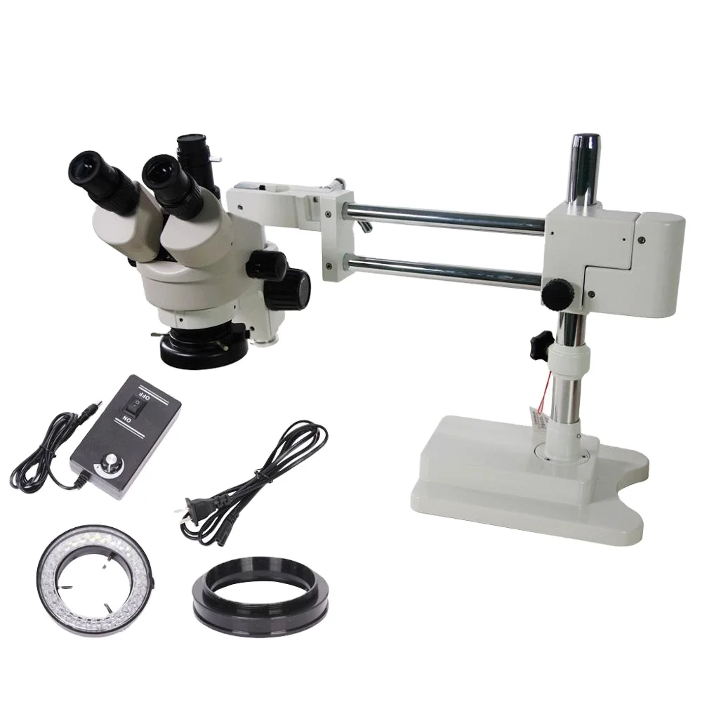 Phenix XTL-165 series long working distance trinocular electronic microscope for mobile repair zoom long arm stereo microscope