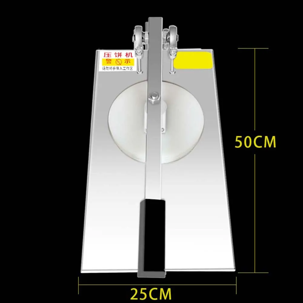 Komercyjna ręczna ciasto do pizzy prasa maszyna do formowania do mąki ze stali nierdzewnej