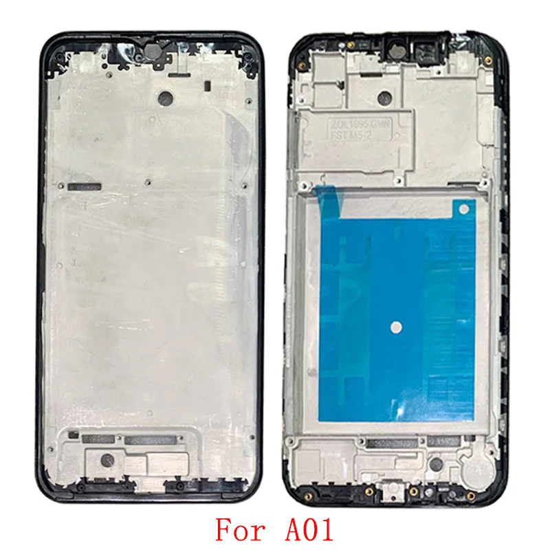 10Pcs/Lot Middle Frame Center Chassis Cover Housing For Samsung A01 A11 A01 Core Phone Metal LCD Frame Repair Parts