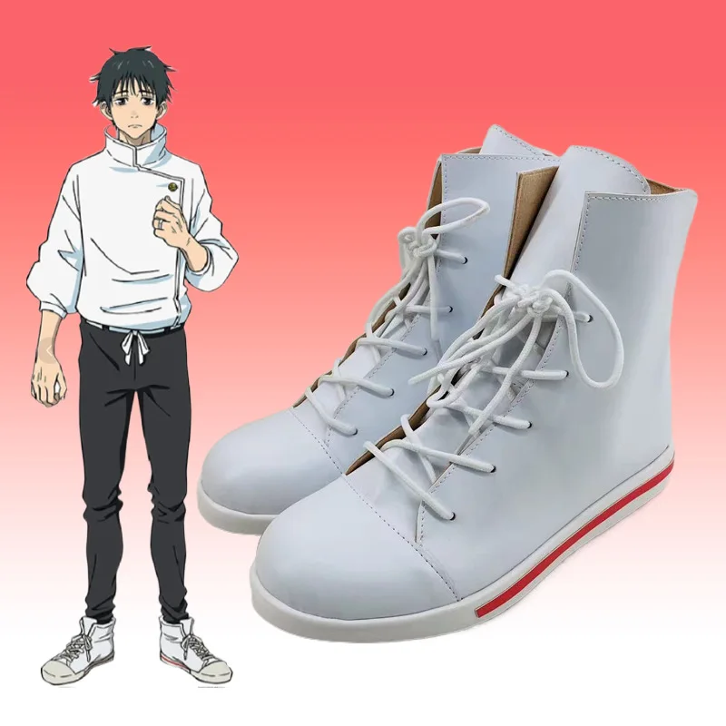 

Okkotsu Yuta Shoes Cosplay Anime JJK Shoe Men Women PU Leather Boots