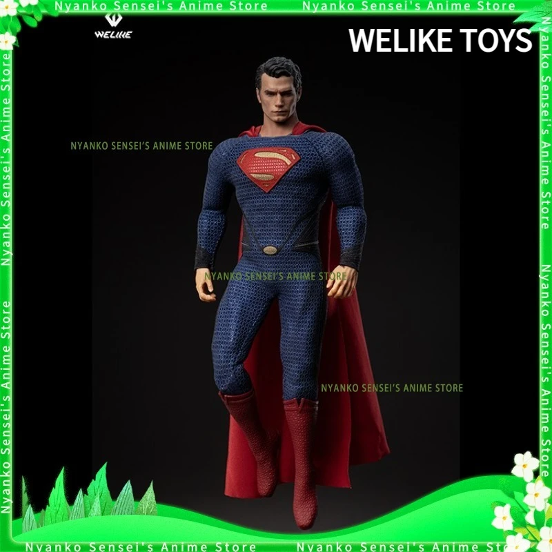 En Stock, juguetes WELIKE, hijo de Krypton, Superman, traje de tela a escala 1/12, figura de acción WLT03, modelos de Anime, muñeca de juguete, regalo coleccionable