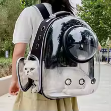 Pet Cat Carrying Space Backpack Transparent Capsule