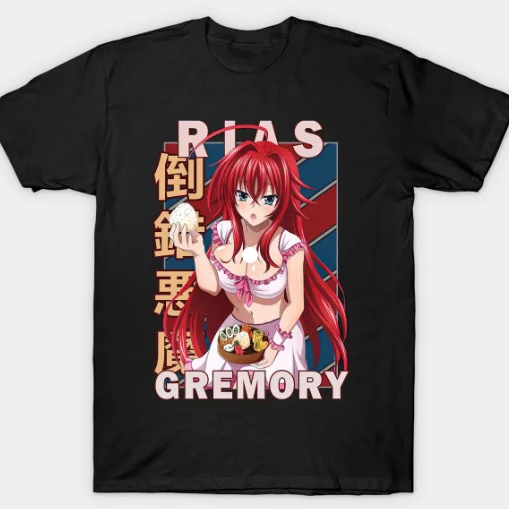 

High School DxD Tshirt Unisex Oversized Suitable for all seasons personality Clothes Streetwear Trendy Cotton Short high quality