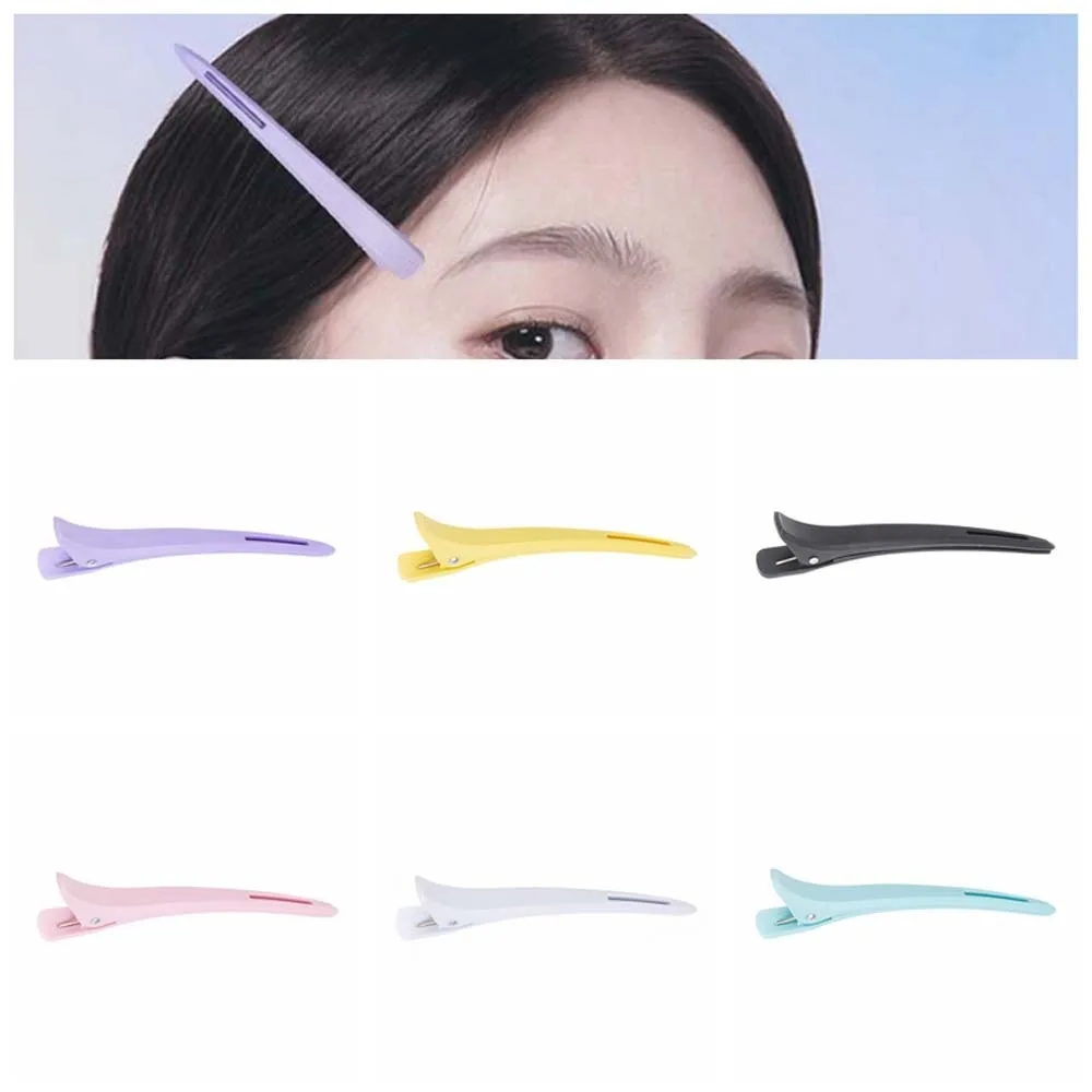 1 Pc Colorful ABS Duckbill Hair Clip Rust-proof Fluffy Partition Hairpins For Girls Ladies Hairdressing Hair Styling Tool