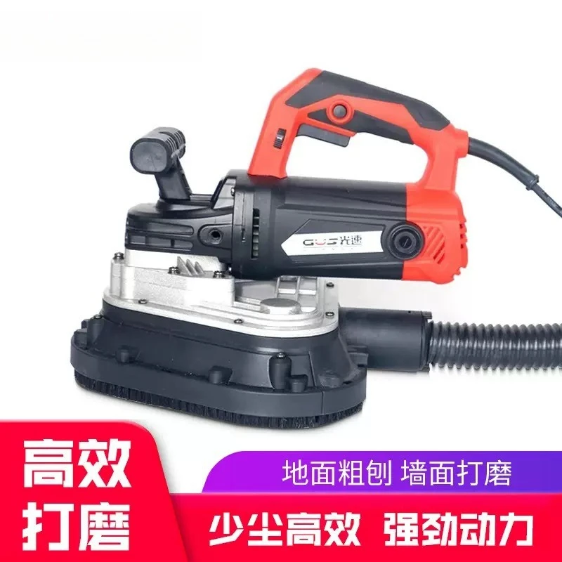 

GS-8230 Шлифовальная машина с тремя головками, ручная беспыльная шлифовальная машина для цемента, грубая шлифовка пола, полировка бетона