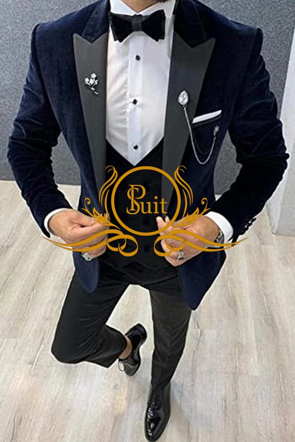 Smoking de casamento de veludo para meninos, terno de 3 peças, jaqueta, colete, calças, baile, festa, blazer formal, roupa infantil