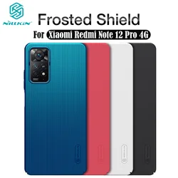 Dla Xiaomi Redmi Note 12 Pro 4G Case NILLKIN matowa osłona twarda PC Ultra cienka obudowa luksusowego zderzaka Redmi Note12 Pro 4G