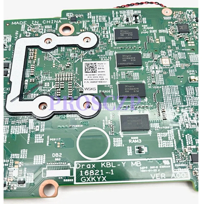 

16821-1 K08PT FOR Dell Inspiron 11 3179 4G Laptop Notebook Motherboard CN-0K08PT 0K08PT Mainboard Full Test