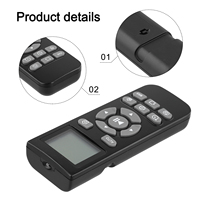 Remote Control For For Ultenic D5 D5S PRO Robotic Vacuum Cleaner Parts Replacement Accessory Compatible with Robot Vacuum