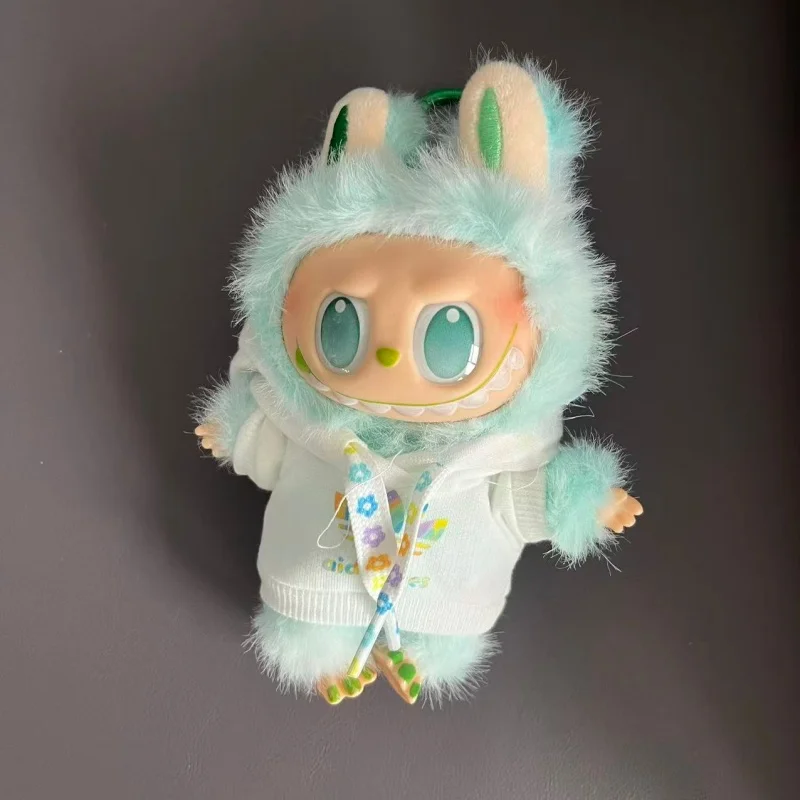 15 17 centimetri Per Labubu Bambola di Marca di Moda Per Il Tempo Libero Felpa Con Cappuccio Pantaloni Vestito di Tela Scarpe Vestiti Svegli Accessori FAI DA TE Diversi Collocazione