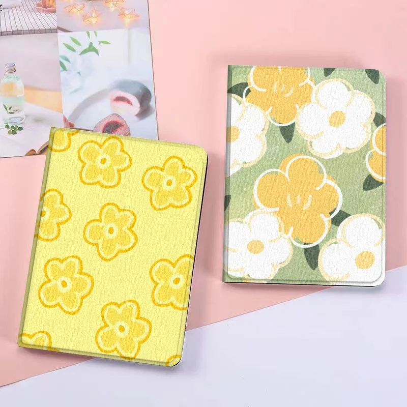

Cartoon Flower Doodle Pattern For Xiaomi Mi Redmi Poco Pad 2 4 5 7S 6S 6 7 8 Max Plus Ultra SE Pro K 2025 Tablet Case