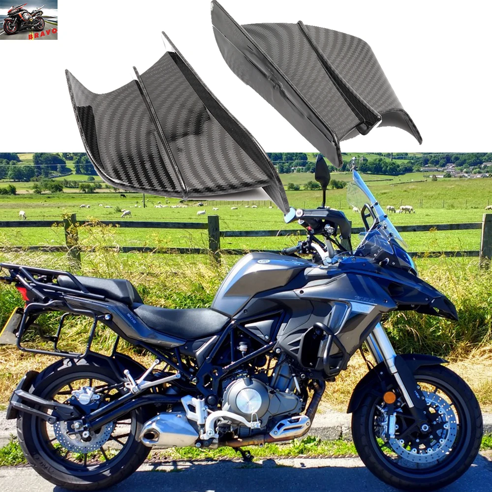 

1 Pair For Benelli Trk 502 502x TNT 125 300 600 899 BN600 TNT125 TNT300 Accessories Side Fairing Winglet Aerodynamic Wing Kit