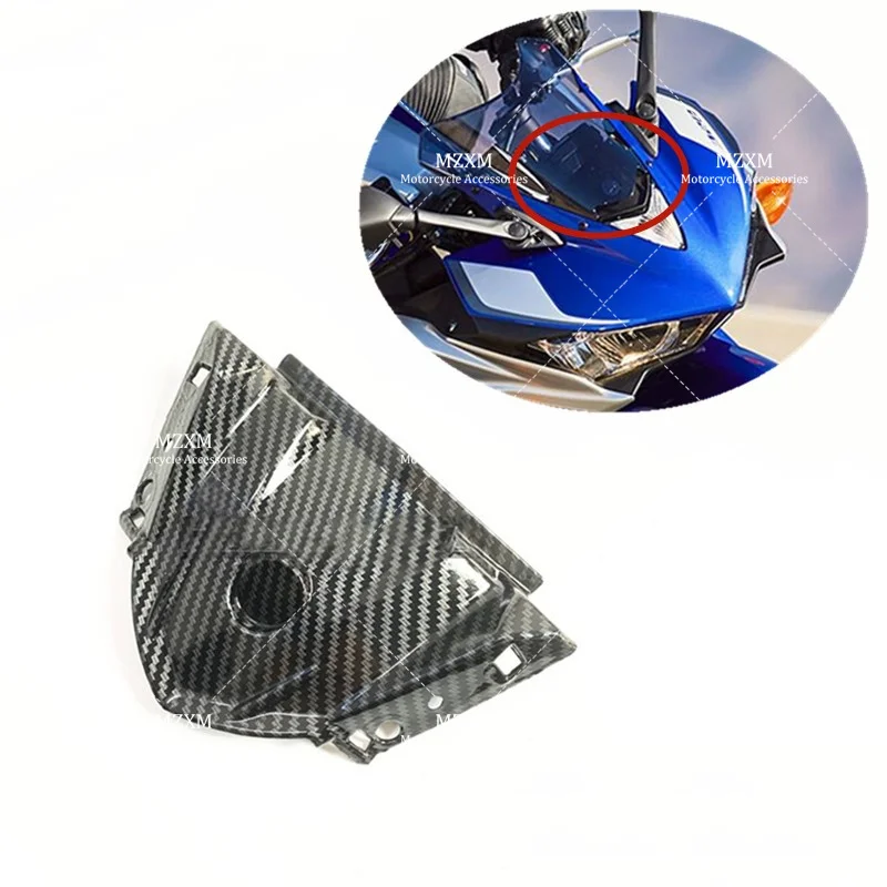 Carbon Fiber Paint Motorcycle hood windshield small plate Fairing Fit For Yamaha R3 R25 2015-2016-2017-2018 Fairing