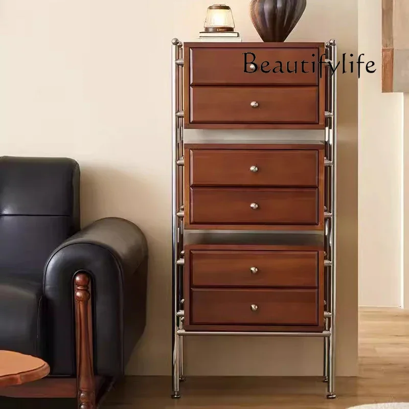 BH Nordic Vintage Armário de armazenamento alto luxo multiuso artesanato armário arquivo escritório woonkamer kasten sala estar móveis