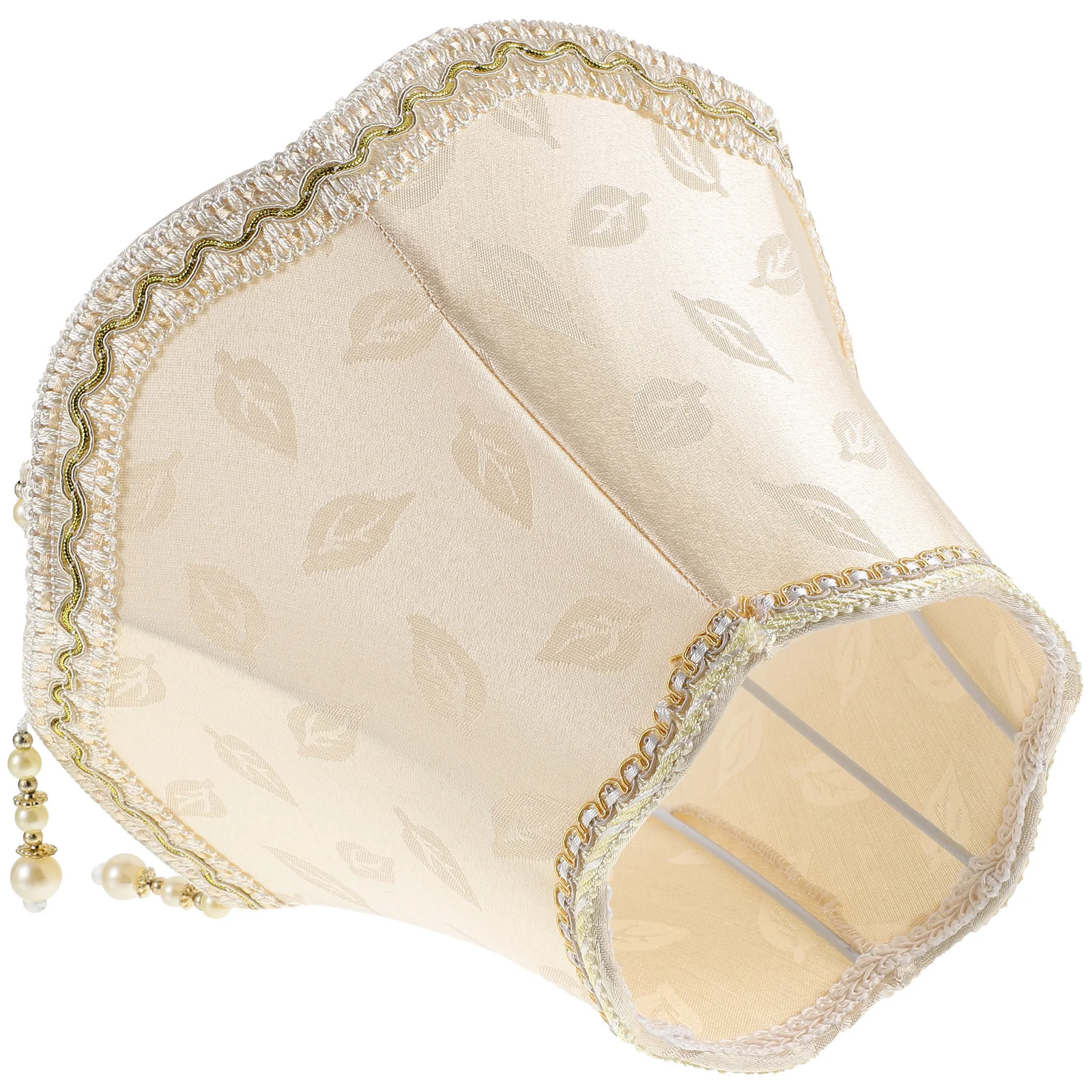 

Macrame Lamp Shade Vintage Beaded Tassel Table Light Cover Decorative Lampshade for Home Office Bedroom Living Room