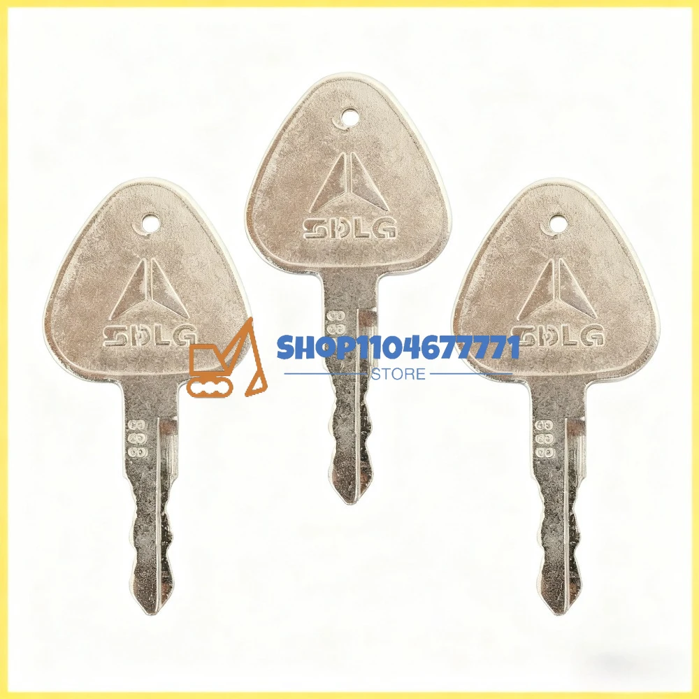 3/1 Piece for Sdlg 888 Start Key Excavator Key 5560 75 135 205 215 Universal Ignition
