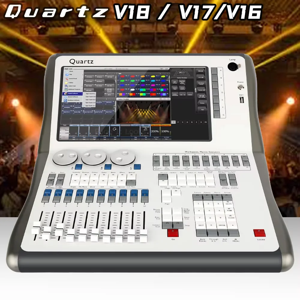 

Quartz Titan V18 System Professional DMX Controller For Stage Ligthing For Party Wedding stage Lighting Quartz Console Lamp