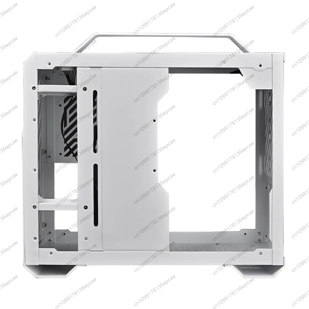 

Mechanical master C34 Matx ATX side transparent aluminum small box, ATX power tower air-cooled mini main box