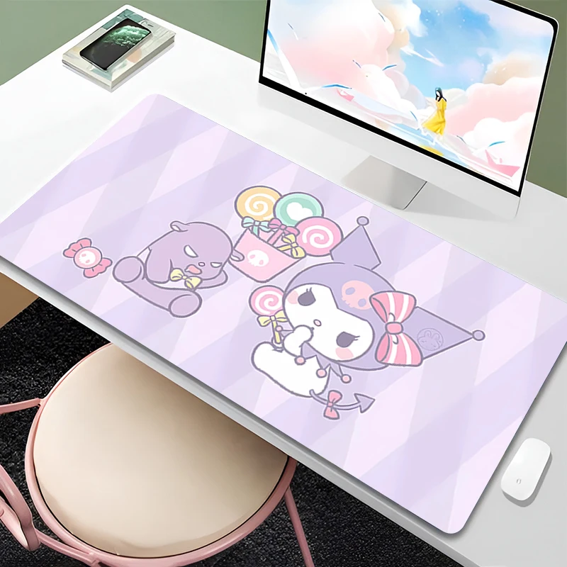 

Mouse Pad Kulomi Non-Slip Rubber Edge locking mousepads Game play mats notebook computer Sanrio Mousepad Fashion Home Decor