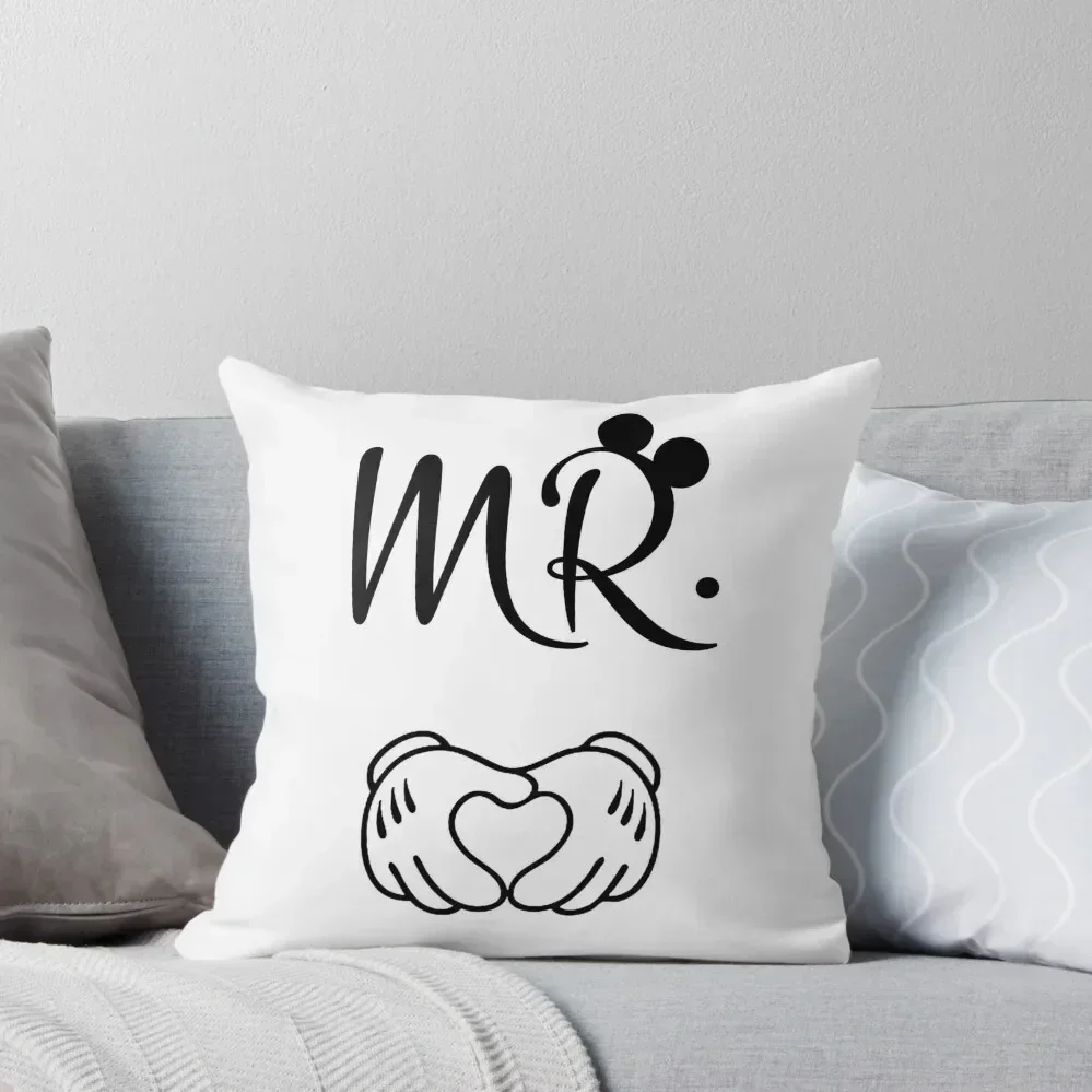 Mr. and Mrs. couple T-shirt Throw Pillow pillowcases for sofa cushions luxury decor Christmas Throw Pillows Covers pillow