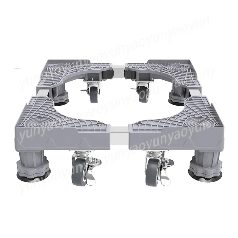 

Washing Machine Fridge Stand Adjustable Raised Base Movable Universal Wheels for Washing Machine Laundry Dryer Refrigerator