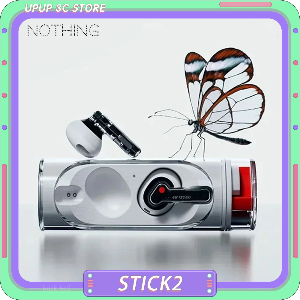 

Nothing Ear Stick2 Earphone True Wireless Bluetooth Long Battery Life HiFi Sport Waterproof Lightweight Earbuds Headphone Gift