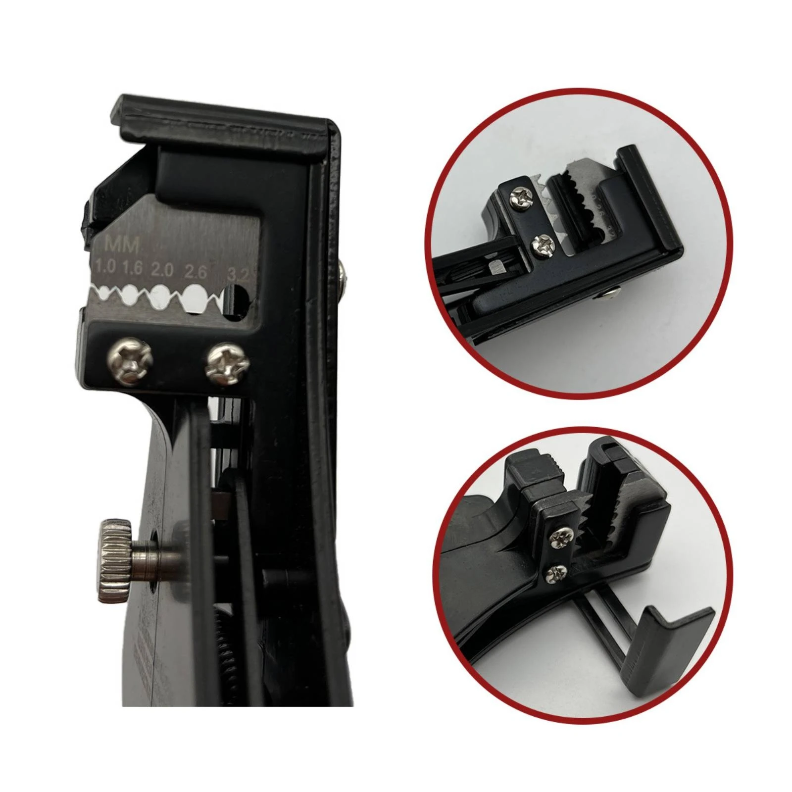 Multifunctional Wire Stripper with Crimping Function Textured Grip Multifunctional Wire Stripper Cable Stripping Plier Non-Slip