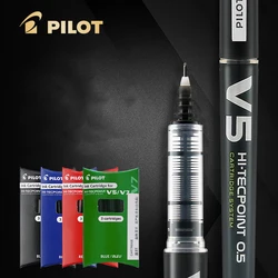 PILOT BXC-V5 Straight Liquid Gel Pen 0.5mm Refillable Ink Signature Examination Needle Pen Large Capacity