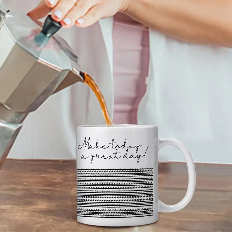 Funny Coffee Mug Ceramic Coffee Mug with Handle Microwave-Safe Gag Drinkware for Latte Milk Wine Beverages Hot Cocoa Drinks