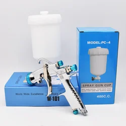 W-101 Spray Gun w101 134G Air Spray Gun HVLP Paint Sprayer,1.0/1.3/1.5/1.8mm Japan quality for Furniture Car Coating Painting