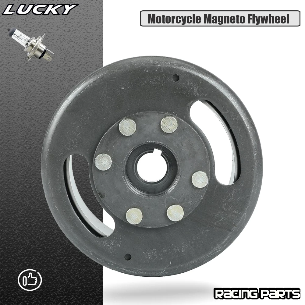 Motosiklet AC ateşleme Magneto Stator Magneto volan kiti Lifan LF 50cc 110cc 125cc yatay motorlar kir çukur bisiklet