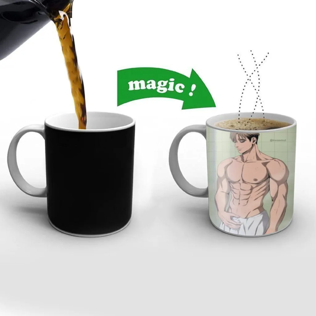 

Killing Stalking Anime Movie Free shipping Magic Color Changing Ceramic Coffee Mug Cup Friends Gift