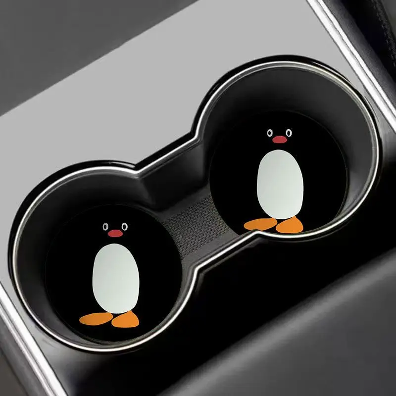 Penguin Car Cup Coasters 3