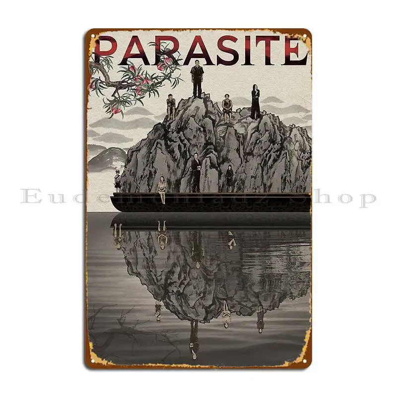 Parasite Alternative Poster Fanart Goodies Metal Sign Wall Mural Cinema Bar Design Home Tin Sign Poster