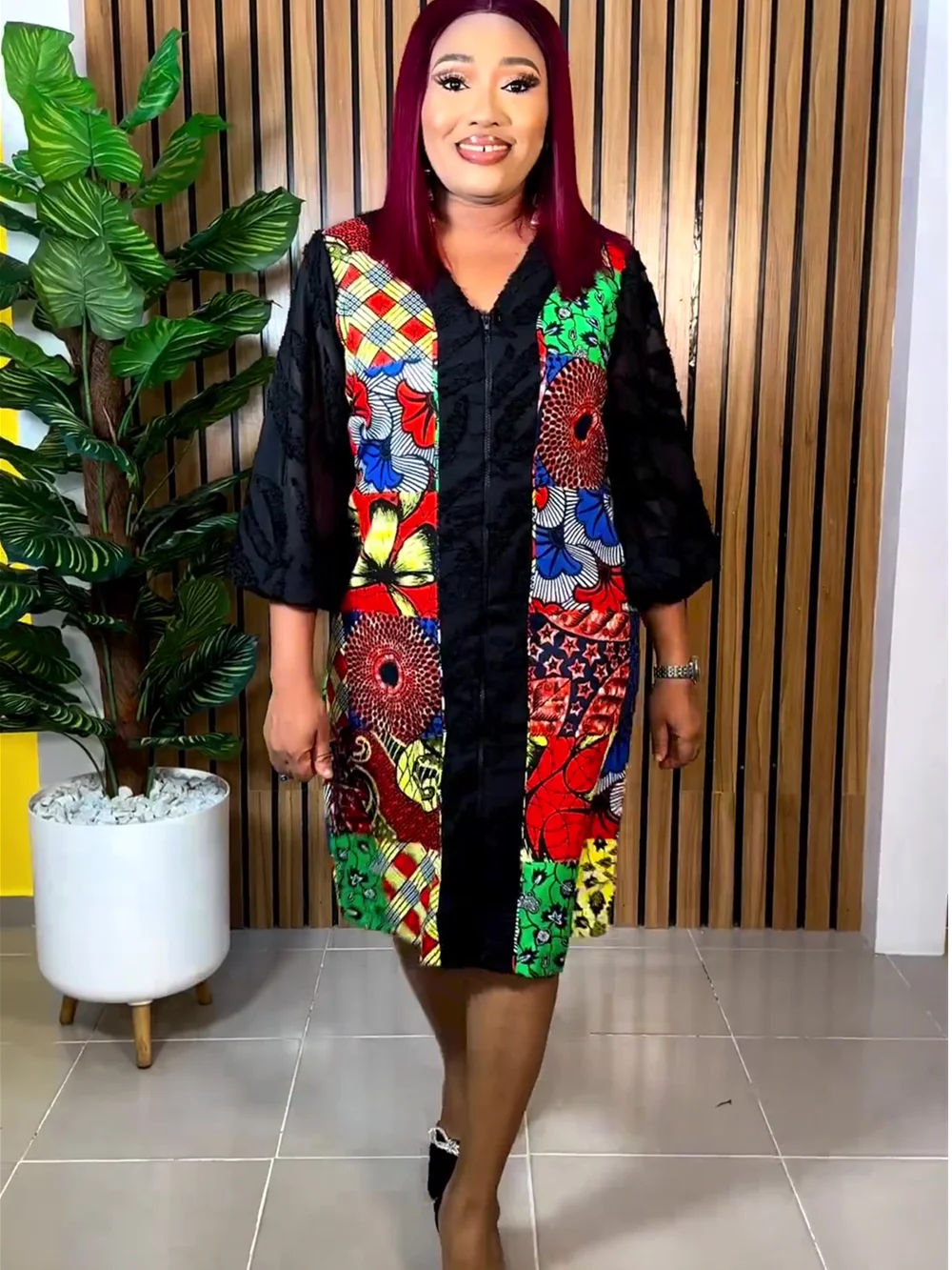 

African Dresses For Women Long Sleeve 2024 Summer New Africa Clothes Dashiki Ankara Bazin Riche Traditional Robe Dress