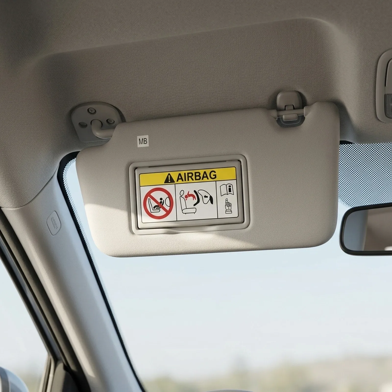 Car Interior Modification As Shown In The Picture Makeup Mirror Replacement Installation Left Right Easy To Use