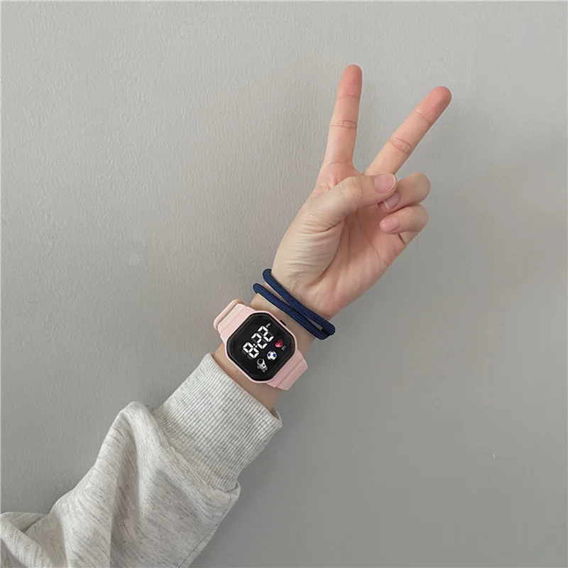 Relojes de pulsera digitales para niños, relojes deportivos luminosos para niñas y niños, banda de silicona para niños, reloj para estudiantes,