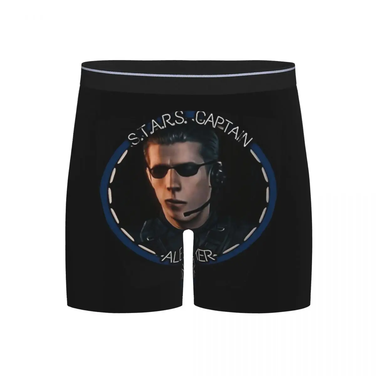 

Long Boxer Underpants Shorts Captain Albert Wesker Panties Men Comfortable Underwear for Homme Man Boyfriend Gifts