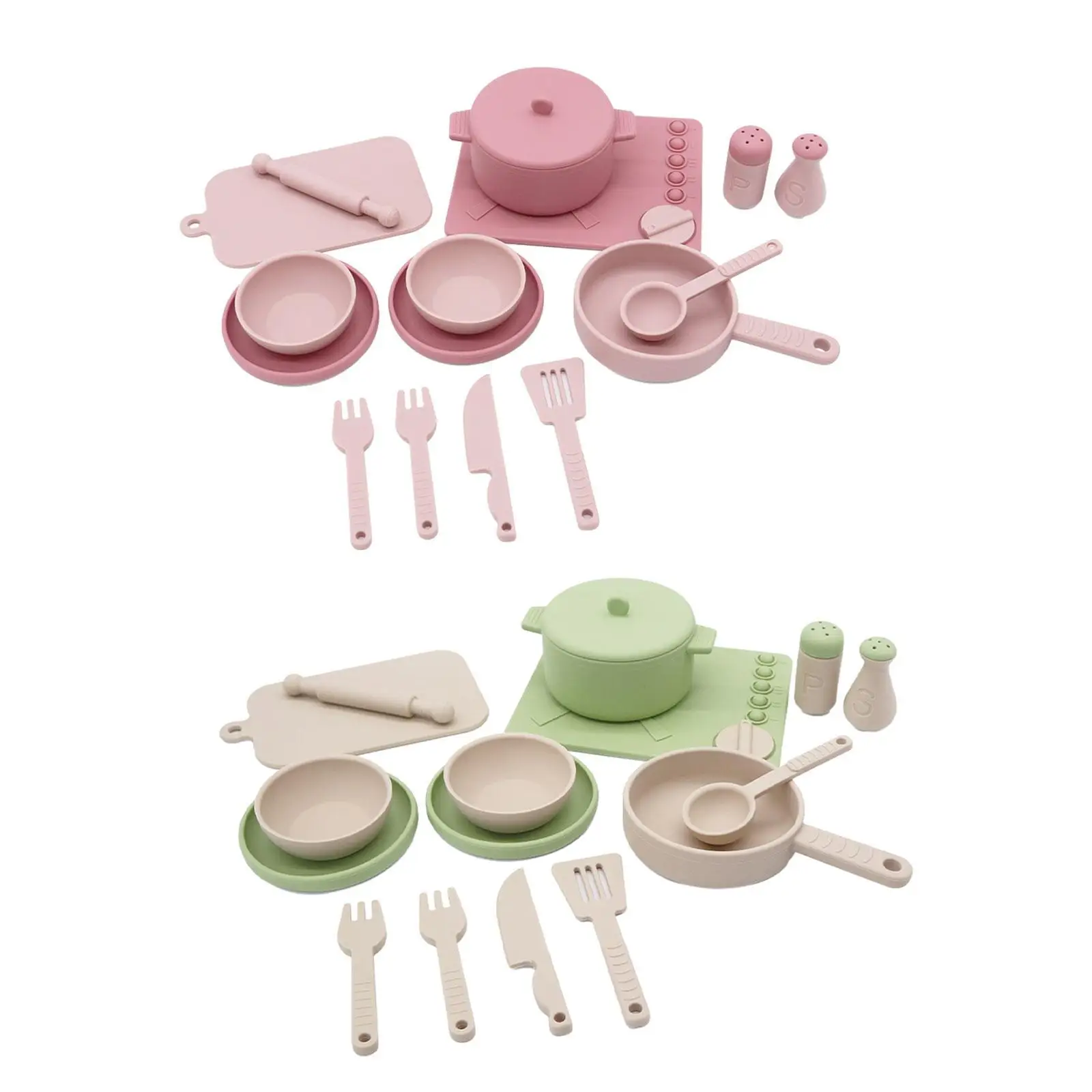 Ensemble de jeu de simulation de cuisine pour enfants, jouets d'apprentissage précoce, jouets de cuisine amusants, cadeaux pour enfants, 14 pièces