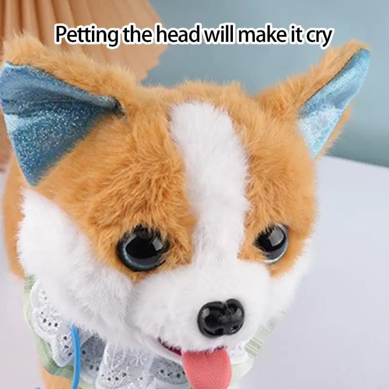 Safe Electric Plush Toy With Simulation Sound For Toddler Comfort Interactive Play Realistic Animal Doll Soothing Fun A2UB