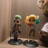 Suicide Squad  The Joker and Harley Quinn Action Figures Model Cool Ornament Dolls I Was Happy, Floating, Staring At The Stars