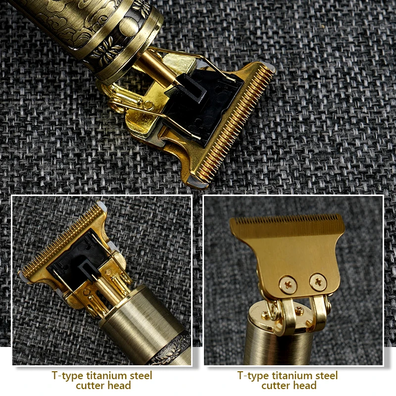 전문 전기 헤어 클리퍼 블레이드 헤어 트리머, 금속 교체 커터 헤드 도구, T9 액세서리