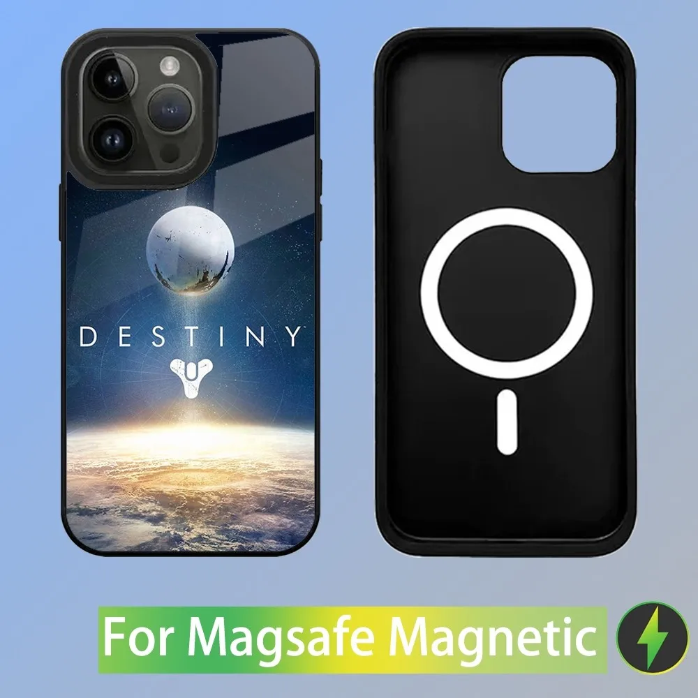 Game D-Destinys Phone Case For iPhone 15,14,13,12,11,Plus,Pro,Max Mini Magsafe Magnetic Wireless Charging