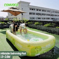 1.5M/1.8M/2.1M/2.6M Swimming Pool Inflatable Pools Removable Above Ground Children's Pvc Large Family Party Pools Outdoor Toys