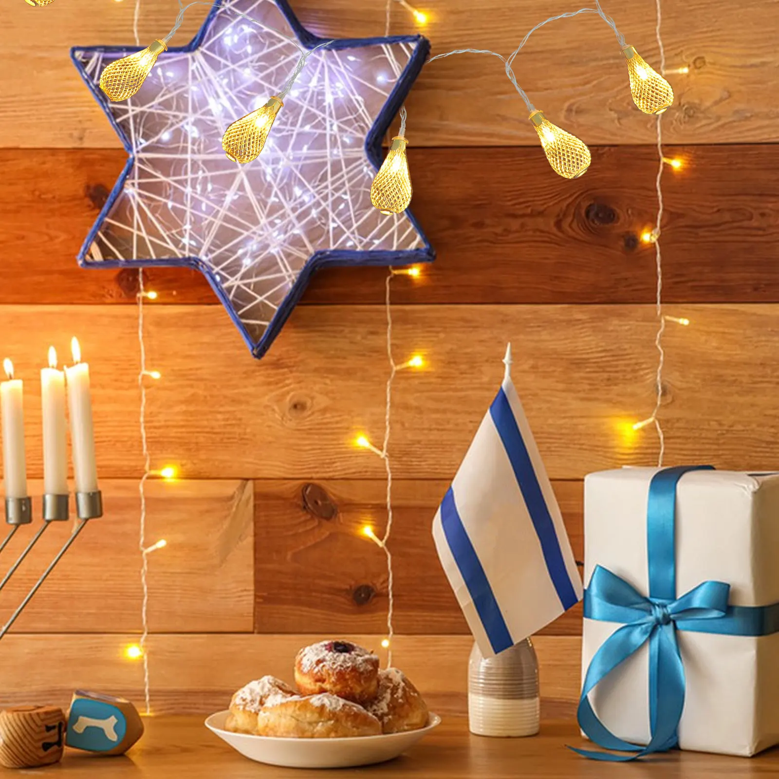 

Светодиодные гирлянды-капли теплого белого света в винтажном марокканском стиле, декоративные подвесные светильники для спальни, гостиной, патио, палатки