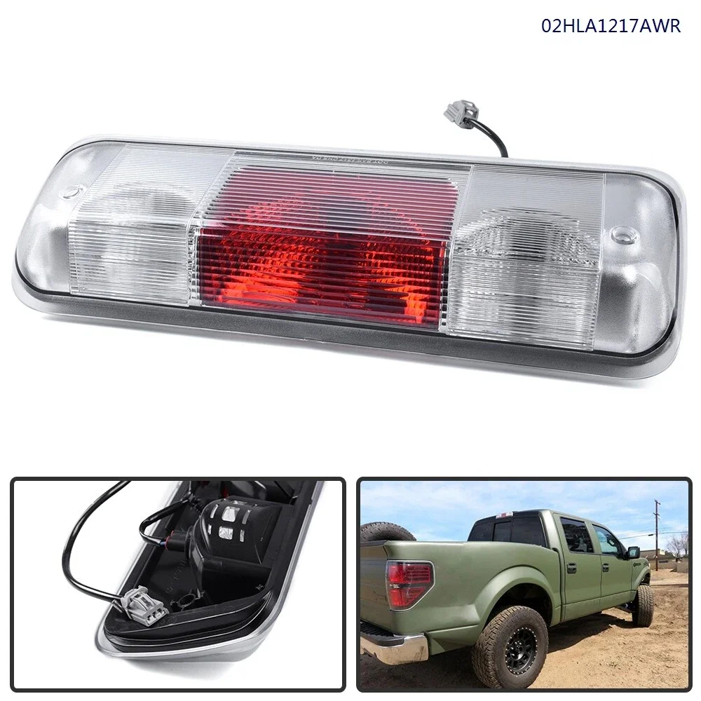 For Ford F-150 Lobo 2004 2005-2008 Explorer Sport Trac 2007-2010 High Mounted Brake Light Assembly Rear Roof 3rd Brake Light