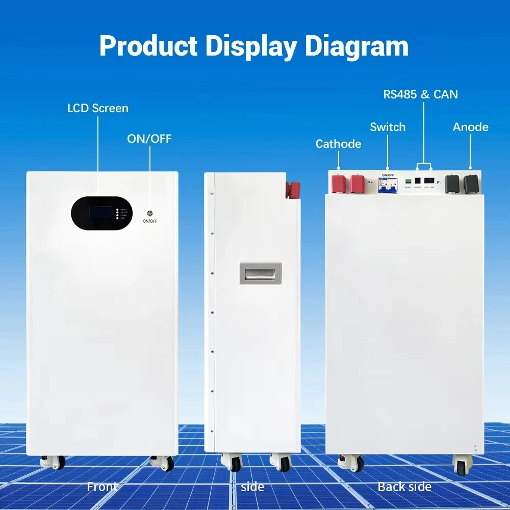 48V 200Ah LiFePO4 Home Energy Storage Battery Complete Solar Power System Kit Inverter CAN Communication Stackable Solar Panels